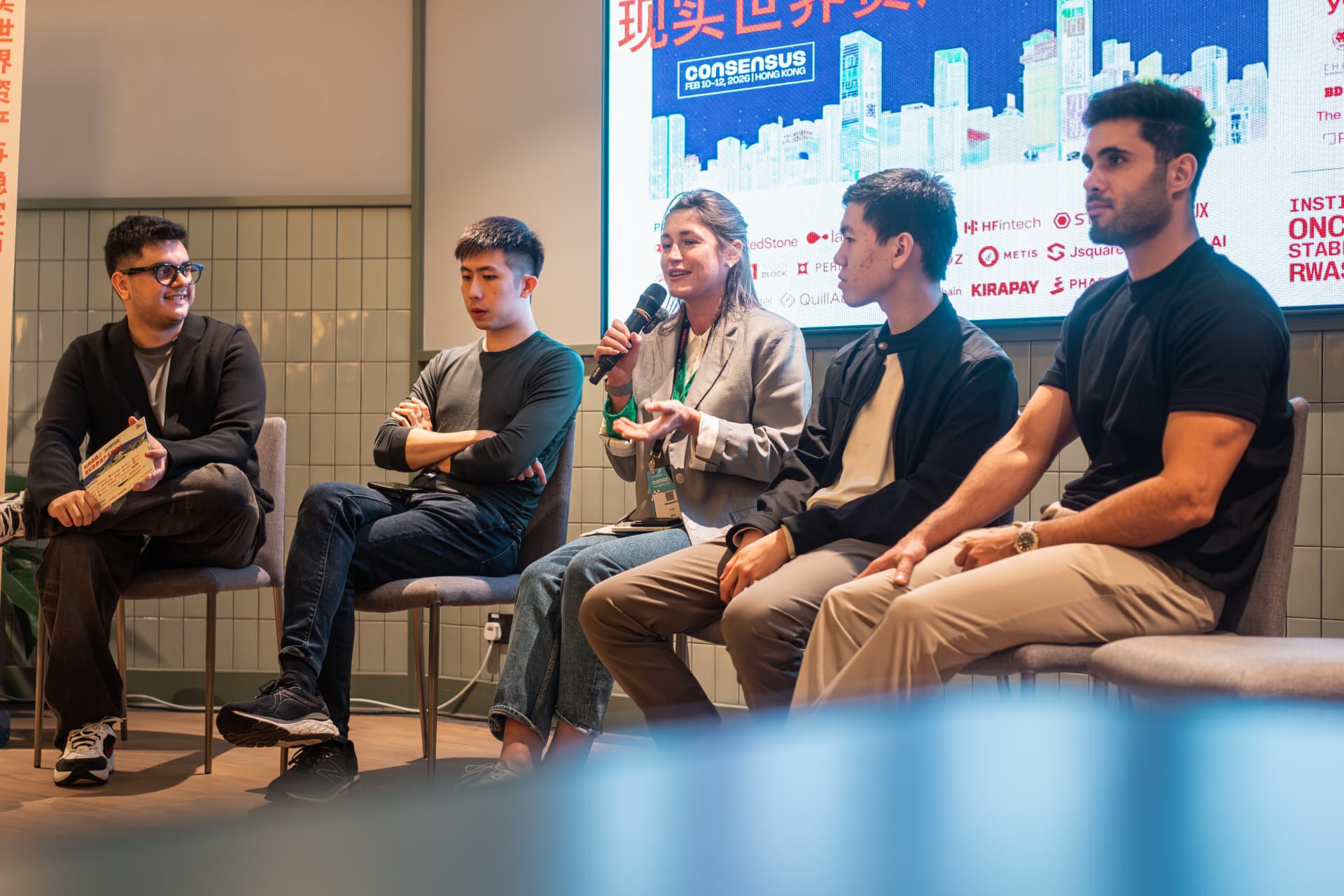 Panel discussion at a Buildify event in Hong Kong